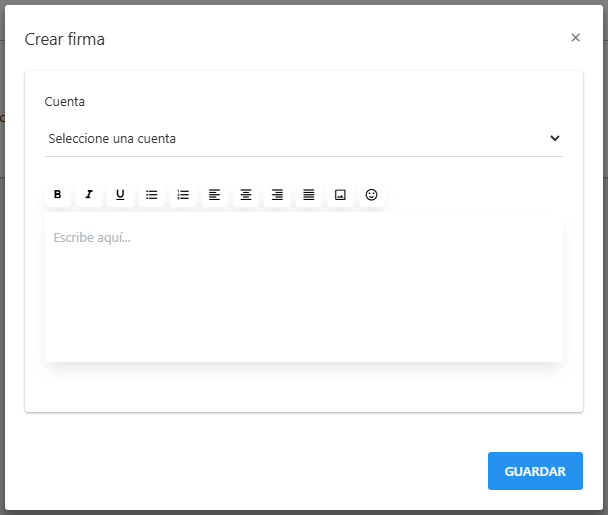 Crear Firma