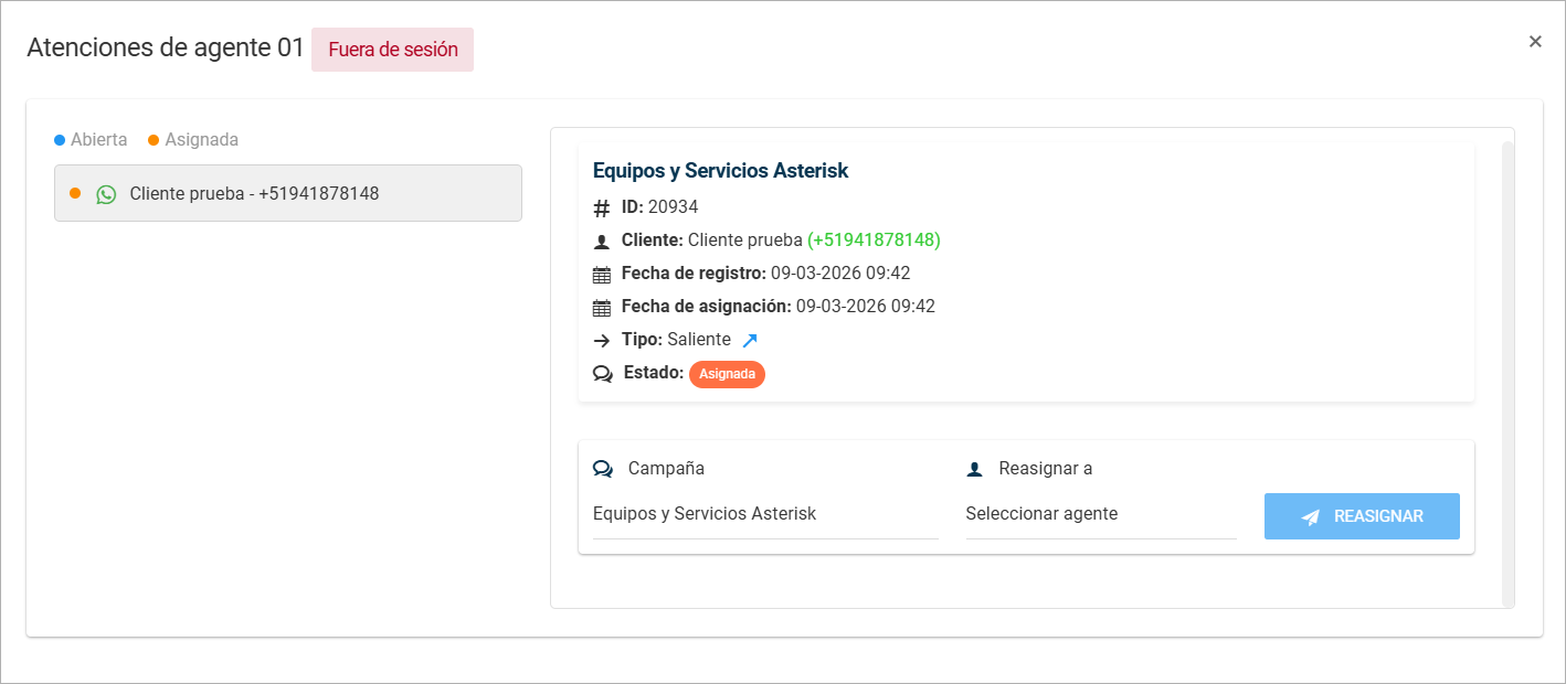 Rescatar atenciones