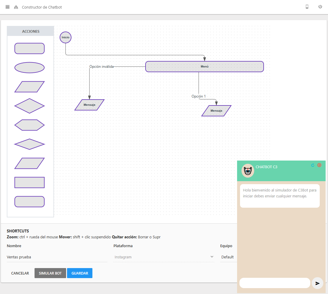 Simular Chatbot