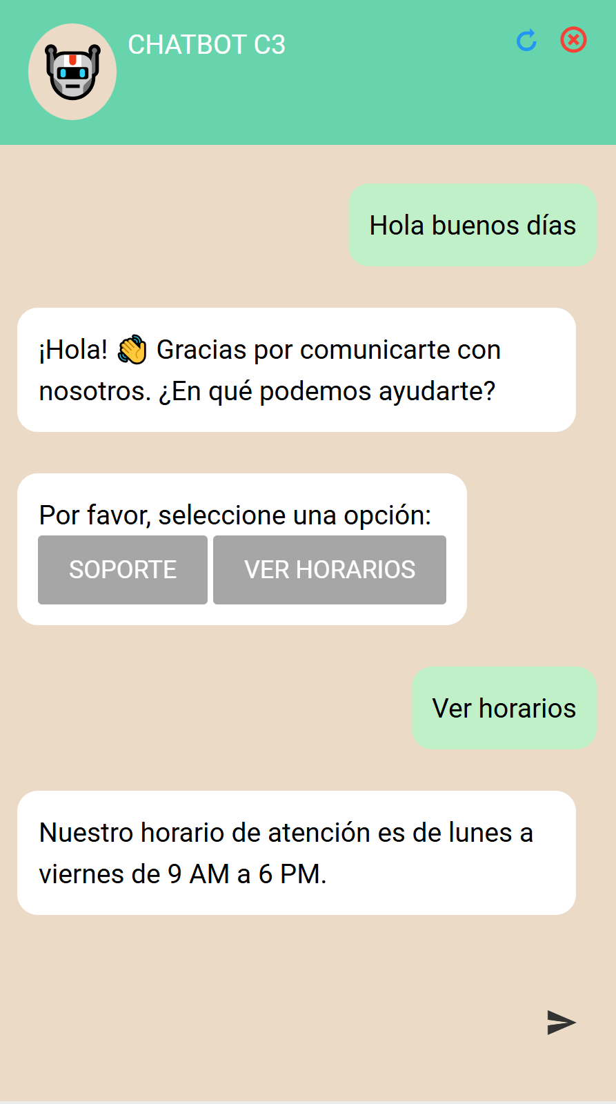 Simular Chatbot