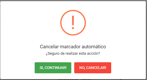 Cancelar marcador
