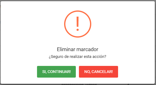 Eliminar marcador