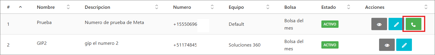 boton de configuracion de llamadas