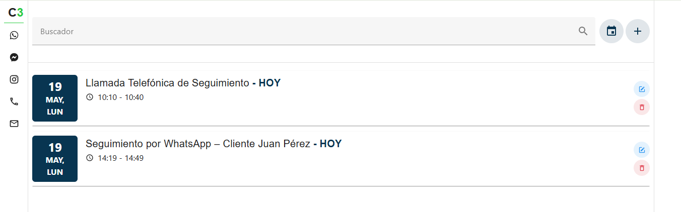 Nuevo evento