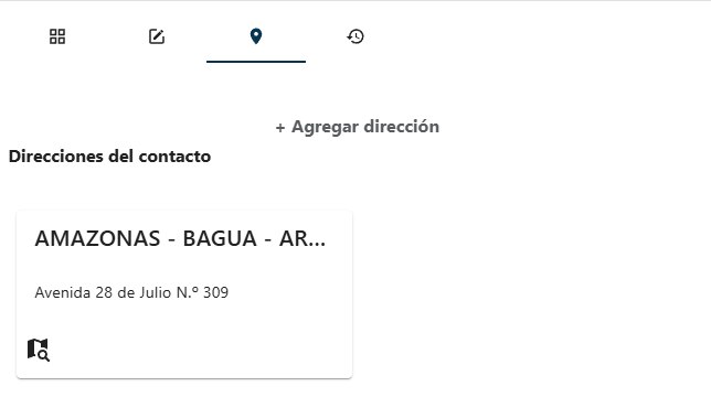 Lista de direcciones