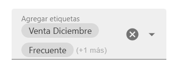 Seleccionar etiqueta