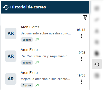 Historial de Correo