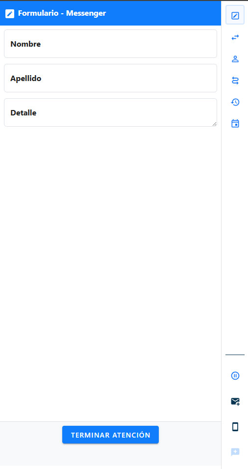 formulario de atención