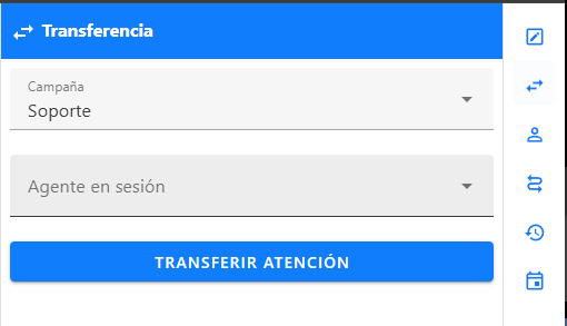 transferir atención