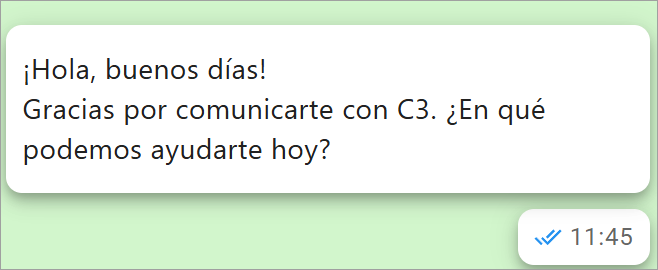 Estructura de un mensaje
