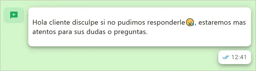 Mensajes predefinidos